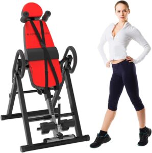 84 Acres FITNESS 350lb Weight Capacity Folding Inversion Therapy Massage Table Bed Equipment