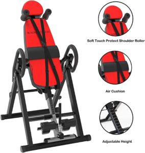 84 Acres FITNESS 350lb Weight Capacity Folding Inversion Therapy Massage Table Bed Equipment