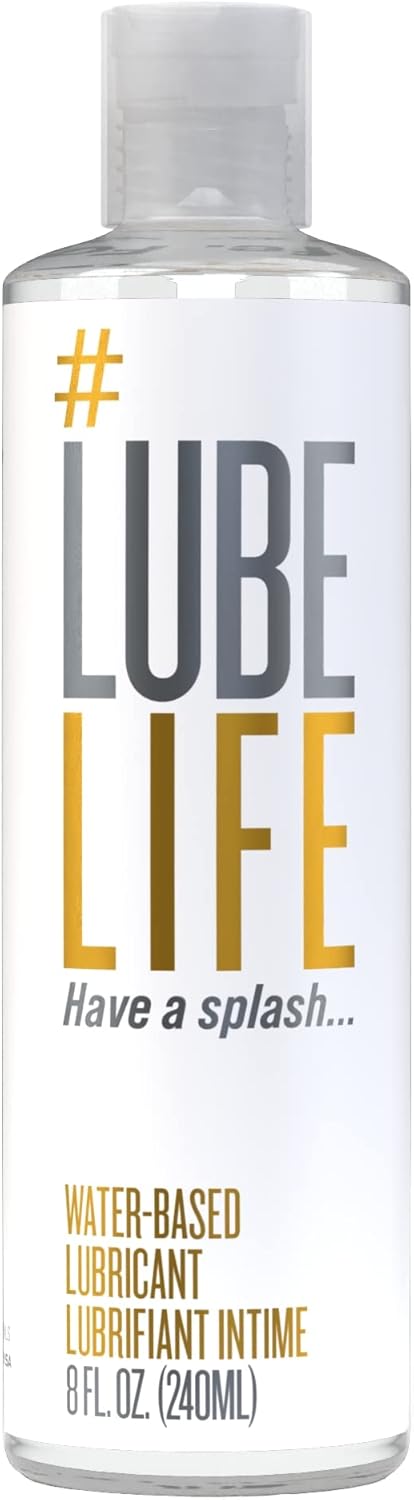 Lube Life Water-Based Personal Lubricant, Lube for Men, Women and Couples,