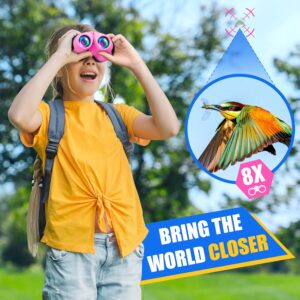 LET'S GO! Binocular for Kids, Compact High Resolution Shockproof Binoculars