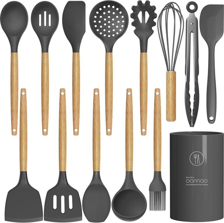 The Ultimate 14-Piece Silicone Cooking Utensils Set: Heat-Resistant, Durable, and Nonstick Friendly | mrk.news