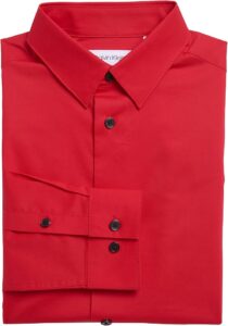 Calvin Klein Boys’ Long Sleeve Slim Fit Dress Shirt – A Classic Choice for Young Gentlemen | mrk.news