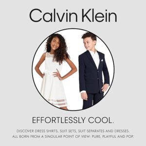 Calvin Klein Boys’ Long Sleeve Slim Fit Dress Shirt – A Classic Choice for Young Gentlemen | mrk.news